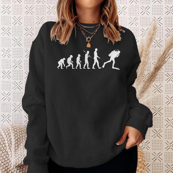 Diver Evolution Diver Diving Sports Sweatshirt Geschenke für Sie