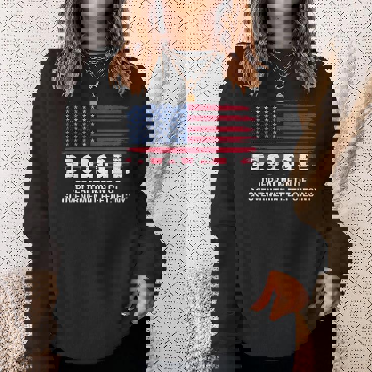 Doge Department Of Government Efficiency DOGE Government Sweatshirt Gifts for Her