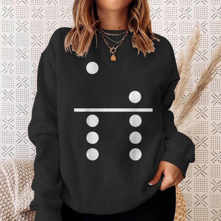 Domino Stein 2 Pieces 6 Pieces Carnival Costume Sweatshirt Geschenke für Sie