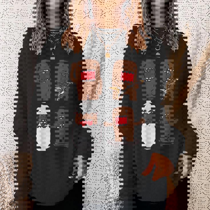 Domo Kun Guitar Y2k Sweatshirt Gifts for Her