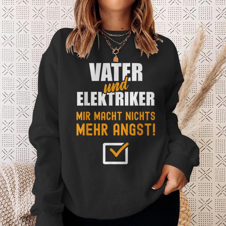 Electrician Father Dad Birth Sweatshirt Geschenke für Sie