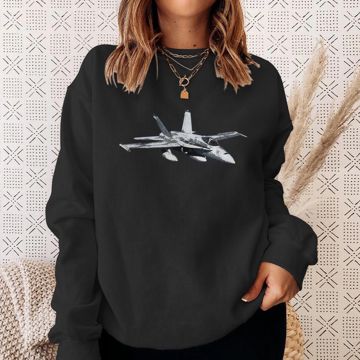 FA-18 F-18 Super Hornet Fighter PlaneSweatshirt Geschenke für Sie