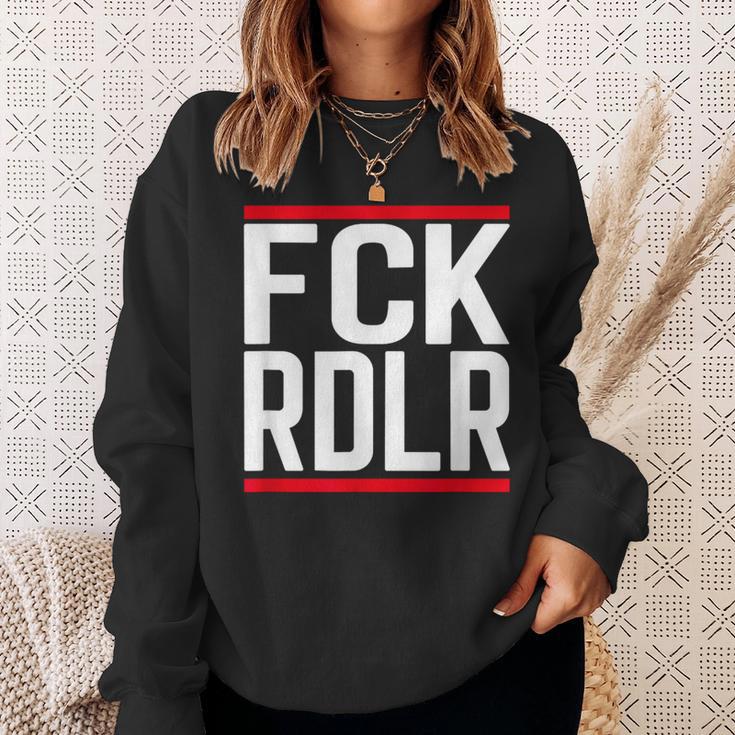 Fck Rdlr Anti Radler Saying And Statement Party S Sweatshirt Geschenke für Sie