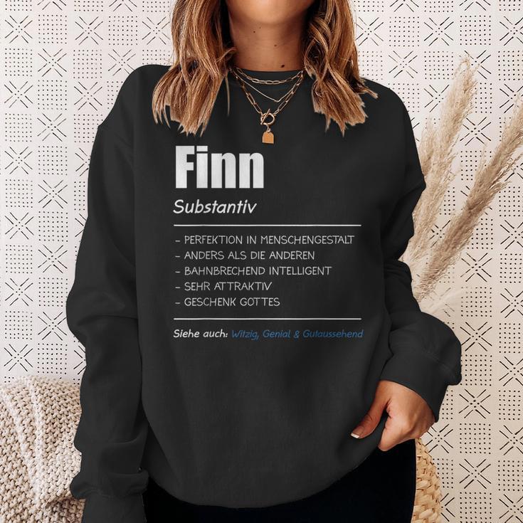 Finn Name First Name Sweatshirt Geschenke für Sie