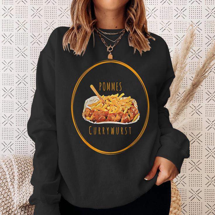 French Currywurst Barrier Mayo Ketchup Sweatshirt Geschenke für Sie