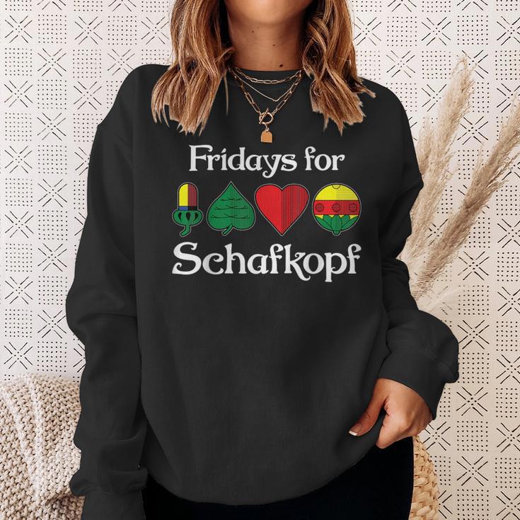 Fridays For Schafkopf Double Head Sweatshirt Geschenke für Sie