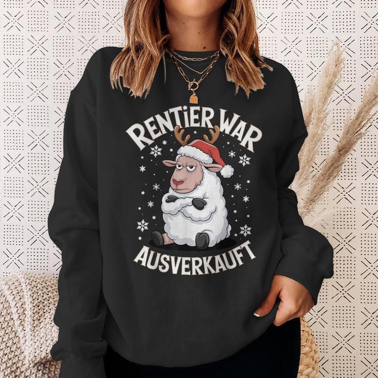 Christmas Sheep Reindeer Was Out Sold Out Sweatshirt Geschenke für Sie