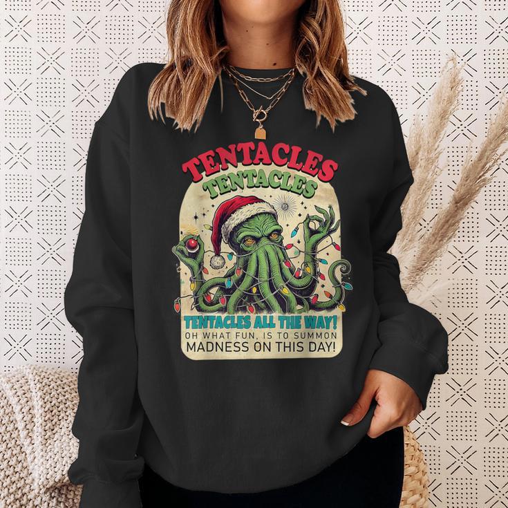 Cthulhu Christmas Tentacle Eldritch Holiday Sweatshirt Geschenke für Sie