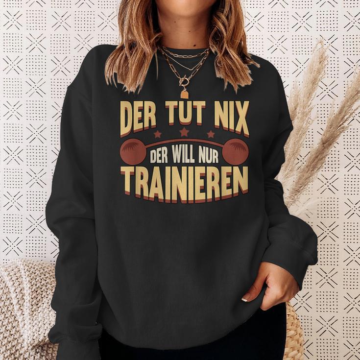 Der Tut Nix Training Saying Strength Sports Muscle Sweatshirt Geschenke für Sie