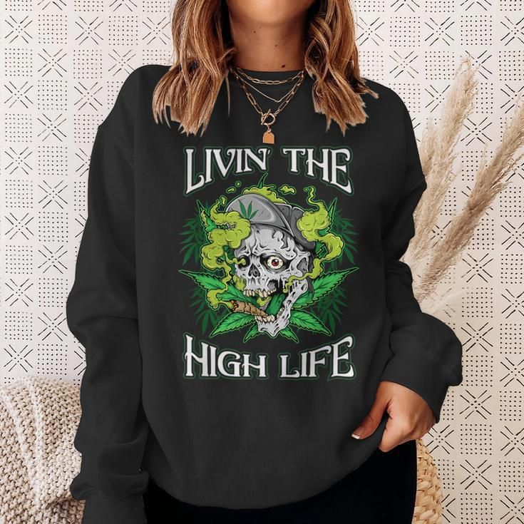 Kiffer Marijuana Hemp Grass Cannabis Sweatshirt Geschenke für Sie