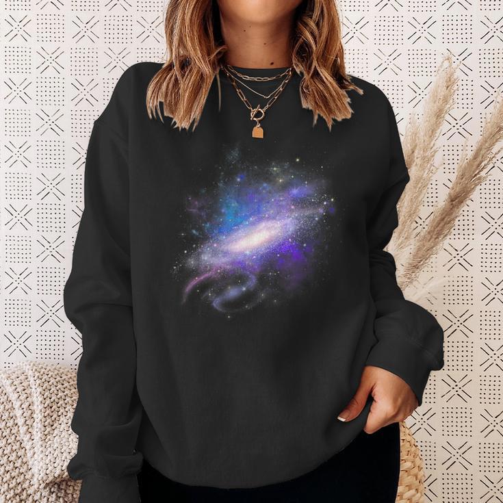 Galaxy Space Planets Universe Stars Moon Astronomer Sweatshirt Geschenke für Sie