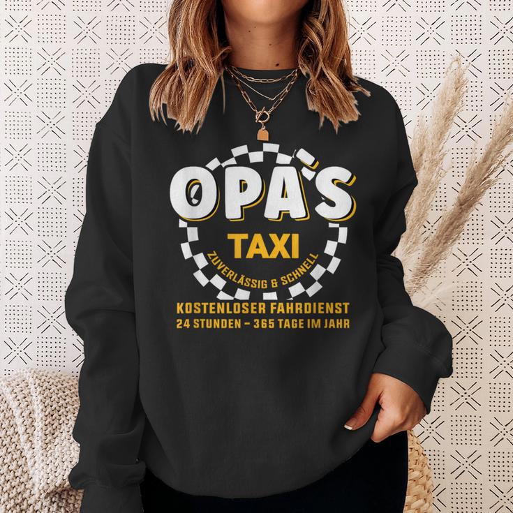 Grandpa's Taxi Chauffeur Auto Fahrbring Und Bringen Sweatshirt Geschenke für Sie