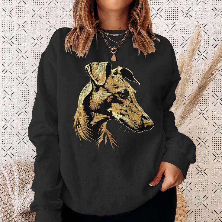 Greyhound Dog Love Greyhound Greyhound Sweatshirt Geschenke für Sie