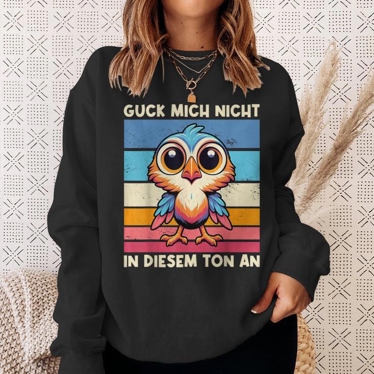 Guck Mich Nicht In Diesem Ton An Lustigerogel Spruch Sweatshirt Geschenke für Sie