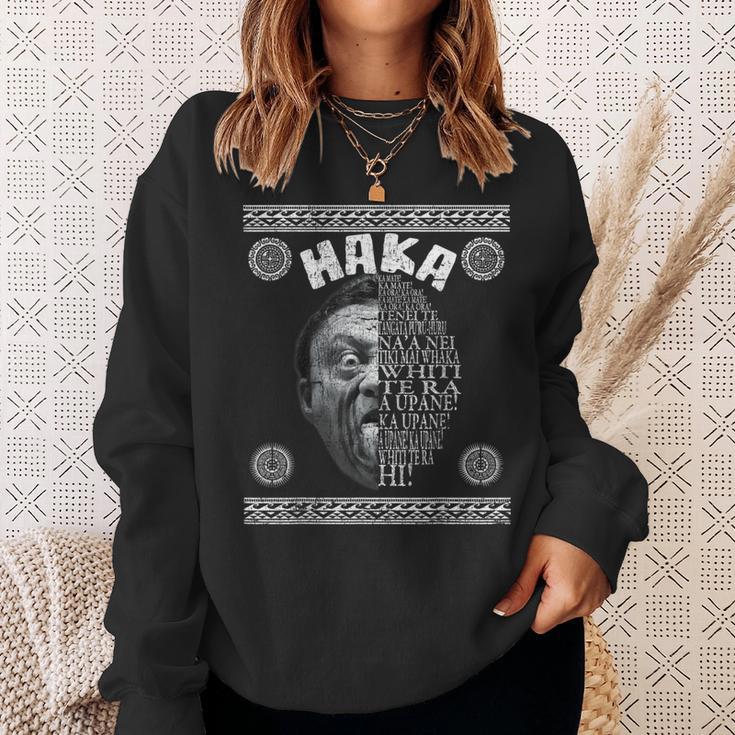 Haka Fans Maori Warrior New Zealand Rugby Sweatshirt Geschenke für Sie