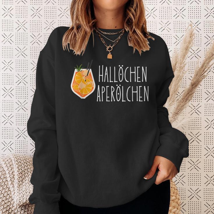 Hallöchen Aperölchen Holy Aperollin Spritz Aperoly Aperoli Sweatshirt Geschenke für Sie