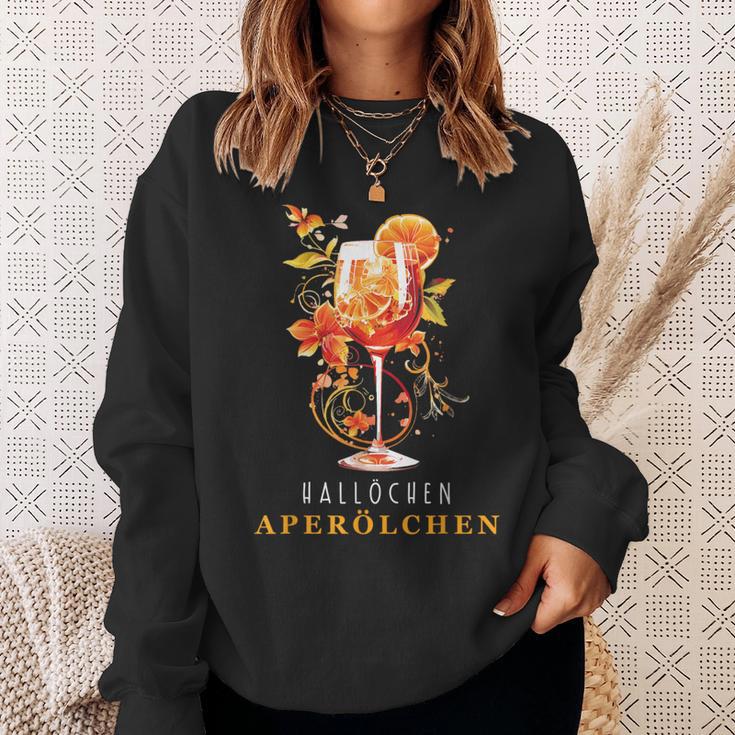 Hallöchen Aperölchen Outfit Sommer Party Cocktail Spritz Sweatshirt Geschenke für Sie