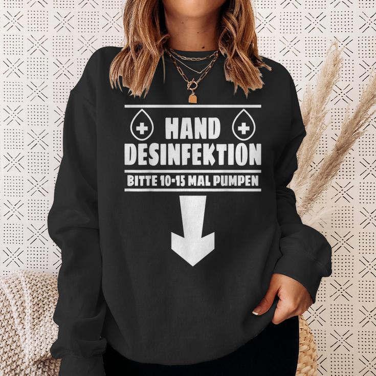 Hand Disinfection Sex Slogan Sweatshirt Geschenke für Sie