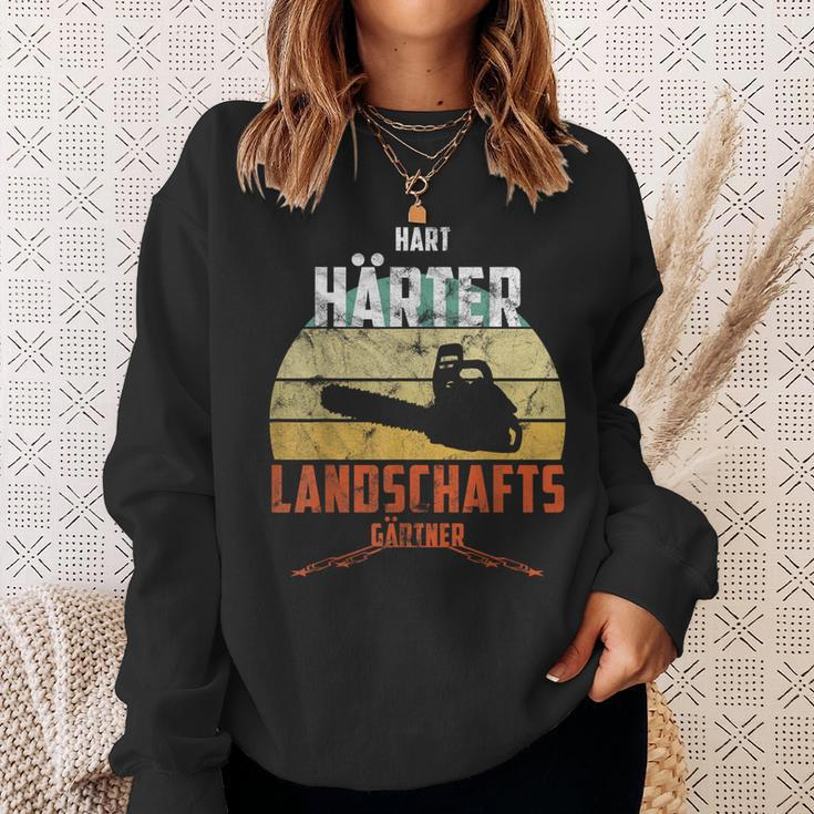 Hard Hardener Landscaper Chainsawintage Sweatshirt Geschenke für Sie