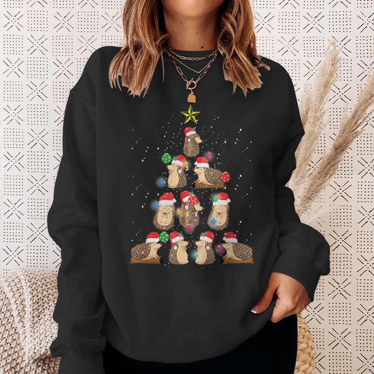 Hedgehog Christmas Animal Xmas Animal Love Pet Sweatshirt Geschenke für Sie