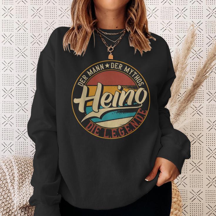 Heino The Man Of Mythos The Legend First Name Sweatshirt Geschenke für Sie