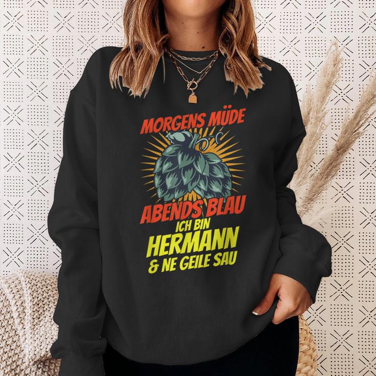 Hermann Name Saying Hermann Birthday Sweatshirt Geschenke für Sie