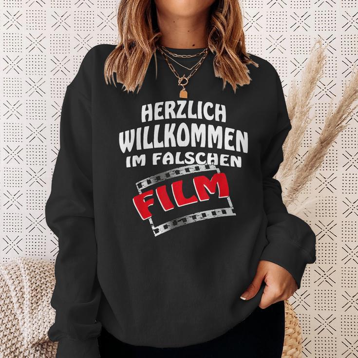 Herzlich Willkommen Im False Film S Sweatshirt Geschenke für Sie