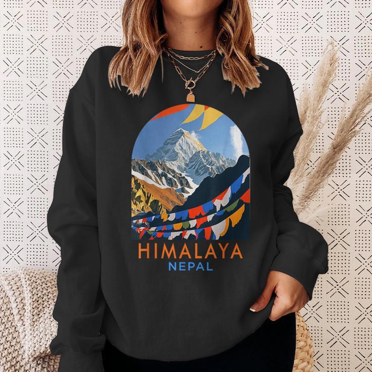 Himalaya Travel Mountain Exploration Lovertrip Himalaya Nepal Sweatshirt Geschenke für Sie