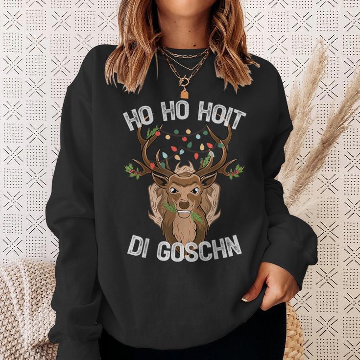 Ho Ho Hoit Di Goschn Weihnachten Ugly Christmas Sweatshirt Geschenke für Sie