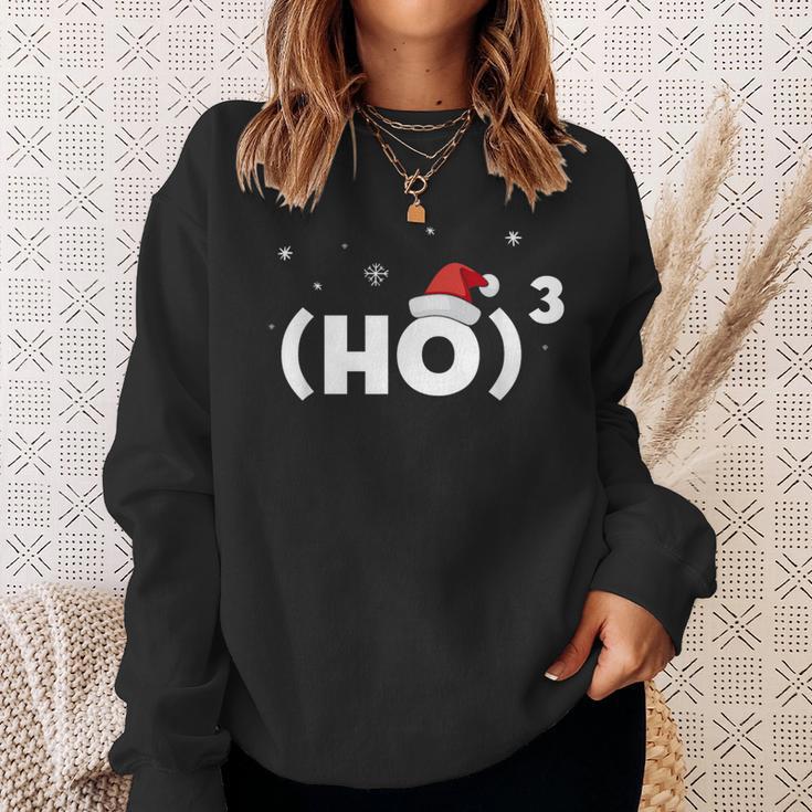 Ho Ho Ho Maths Formula Santa Christmas Sweatshirt Geschenke für Sie