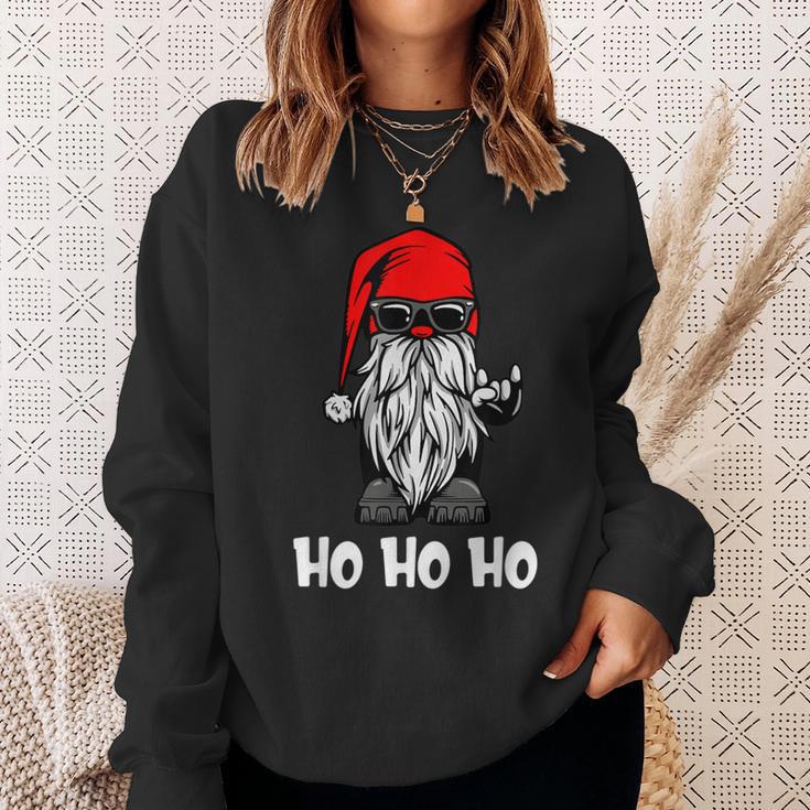 Ho Ho Ho Xmas Christmas Cool Santa Costume Sweatshirt Geschenke für Sie