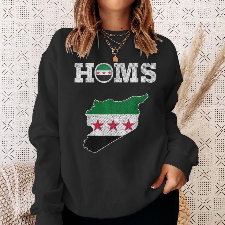 Homs Syria Free Syria Flag Syrian Sweatshirt Geschenke für Sie