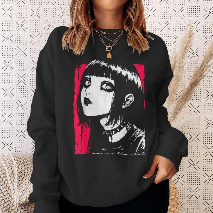 Horror Anime Manga Japan Japanese Creepy Kawaii Goth Punk Sweatshirt Geschenke für Sie