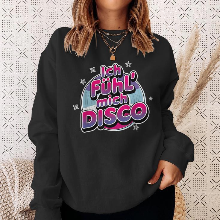 Ich Fühl Mich Disco Ball Apres Ski Malle Party Sweatshirt Geschenke für Sie