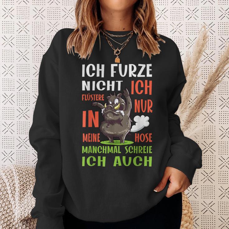 Ich Furze Nicht Ich Wistere Fartzen Sweatshirt Geschenke für Sie