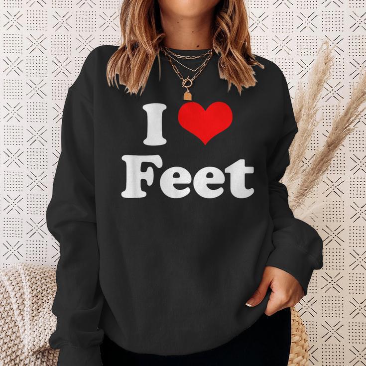 Ich Liebe Füße Ich Liebe Füße Sweatshirt Geschenke für Sie