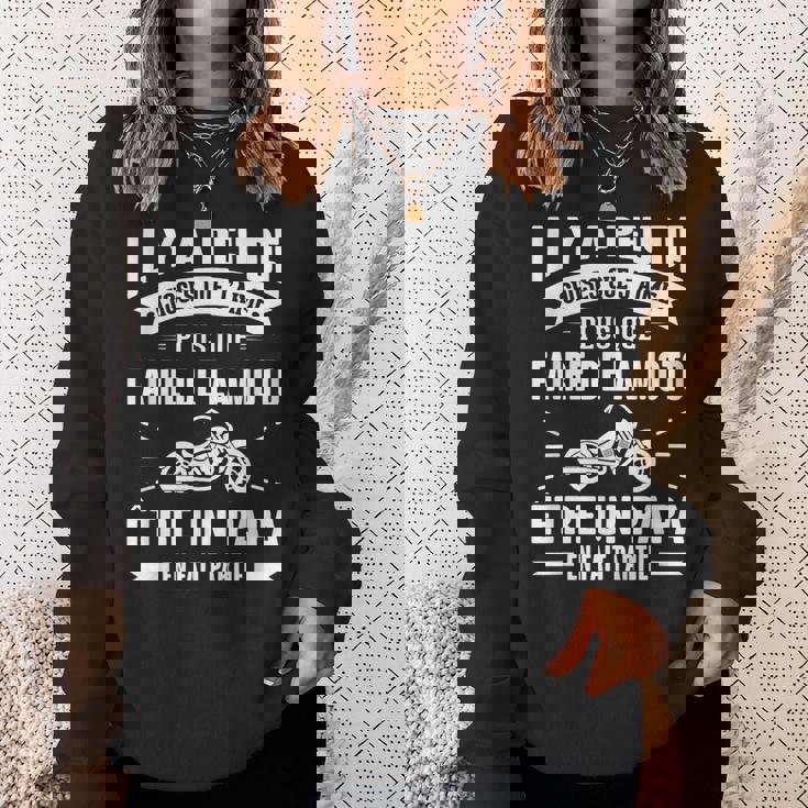 Idee Originale Pour Papa Motard Fan De Moto Humour Noël Sweater e Cadeaux pour elle