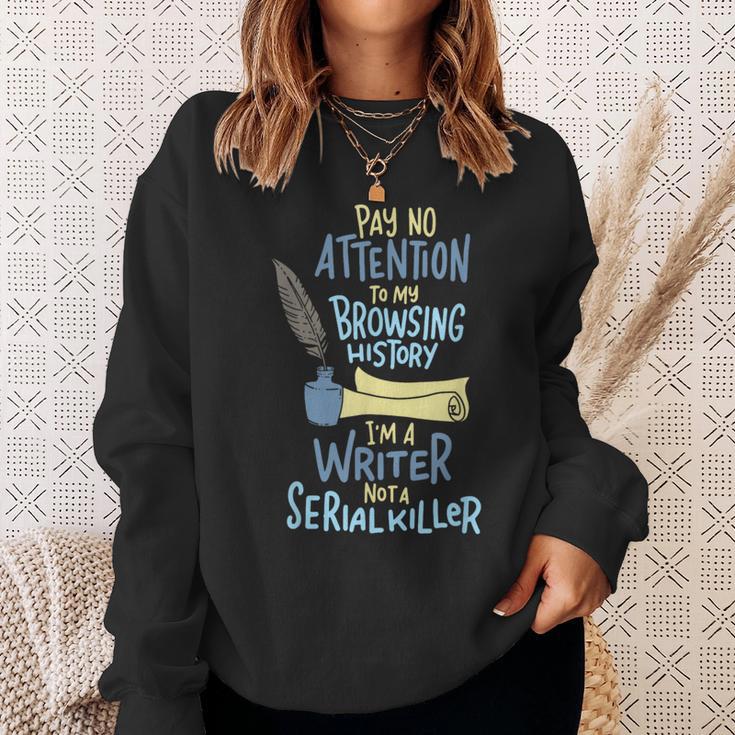 I'm A Writer Not A Serial Killer Writing Sweatshirt Geschenke für Sie