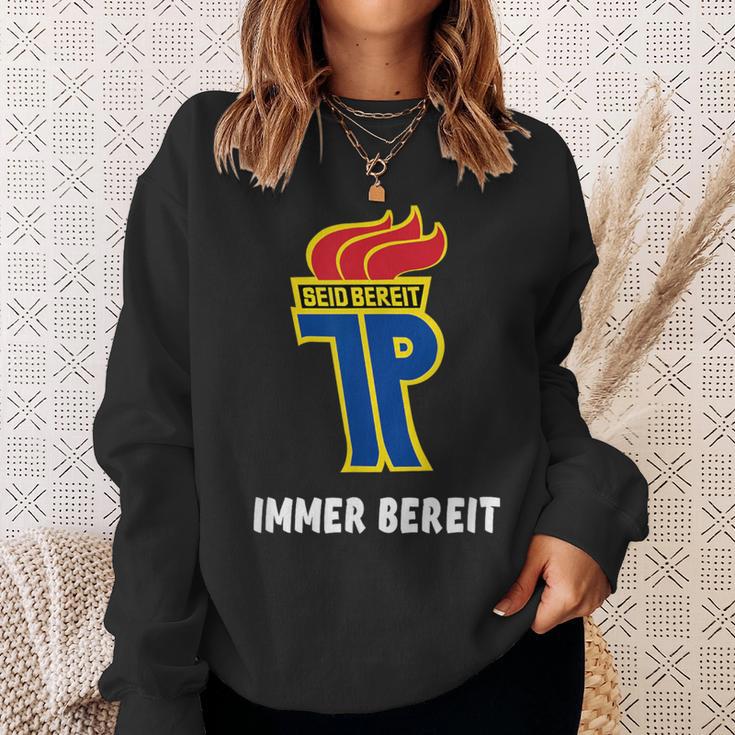 Jungpionier Junge Pioniere Seid Ready Ossi Ddr Sweatshirt Geschenke für Sie