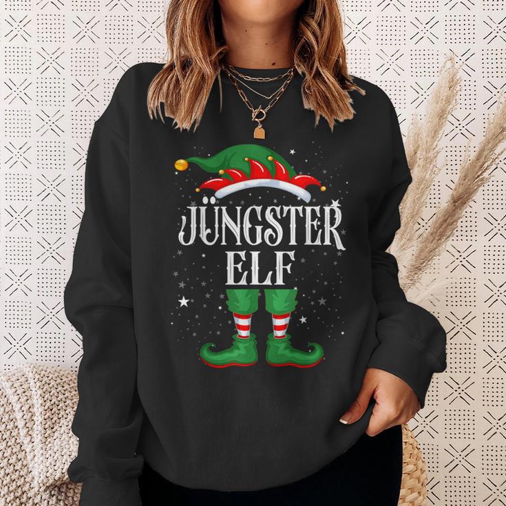 Jüngster Elf Outfit Christmas Family Elf Christmas Sweatshirt Geschenke für Sie