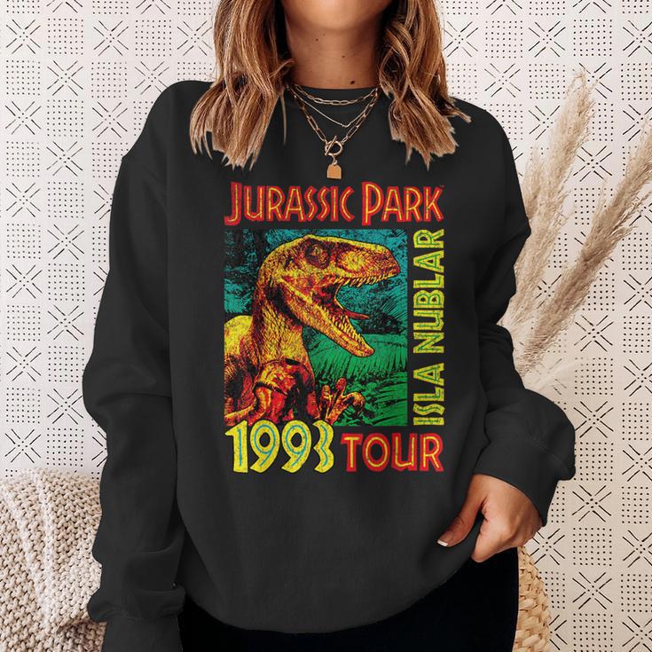 Jusrassic Park Isla Nublar 1993 Tour Poster Sweatshirt Geschenke für Sie