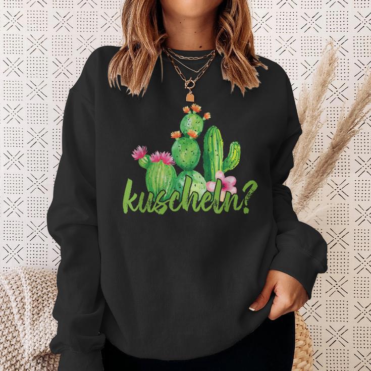 Kakn Kuscheln Kaktus Umarmen Witz Spaß Liebe Geschenk Sweatshirt Geschenke für Sie