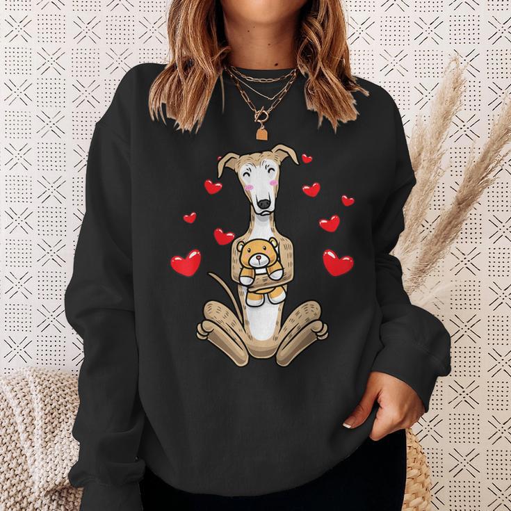 Kawaii Galgo Español Dog Cuddly Toy Spanish Greyhound Sweatshirt Geschenke für Sie