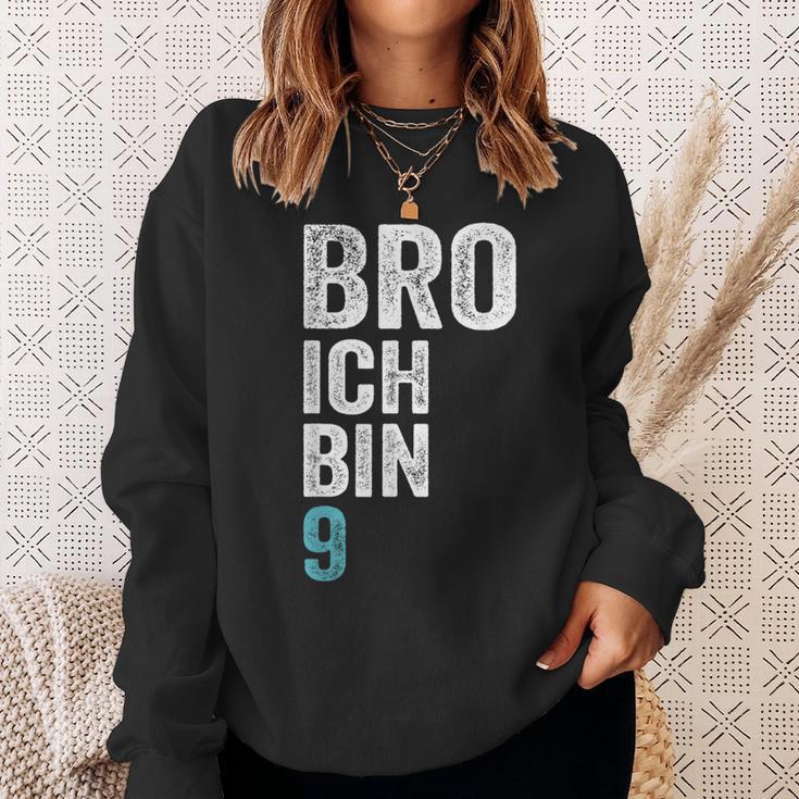 Kinder Bro Ich Bin 9 Jahre Alt Birthday 9Th Birthday Sweatshirt Geschenke für Sie