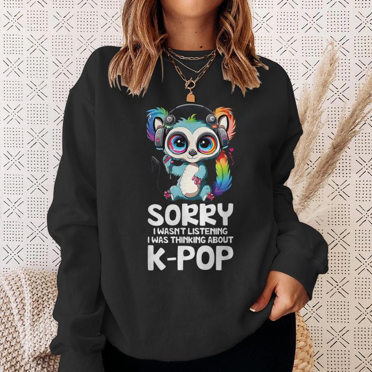 Kpop Items Bias Lemur Korean Pop Tie Dye Fan Merchandise Sweatshirt Geschenke für Sie