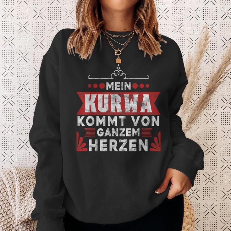 Kurwa Polish Poland Sweatshirt Geschenke für Sie