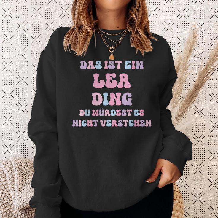 Lea Saying First Name Birthday Sweatshirt Geschenke für Sie