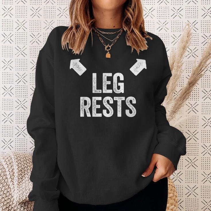 Leg Rests Adult Humour Dad Joke Sweatshirt Geschenke für Sie