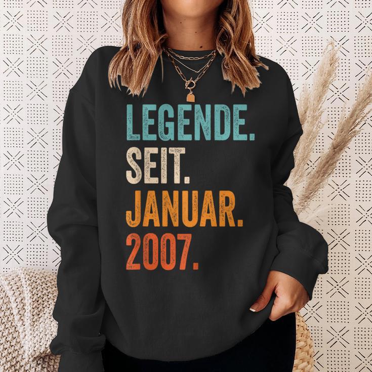 Legend Since January 2007 17 Years Sweatshirt Geschenke für Sie