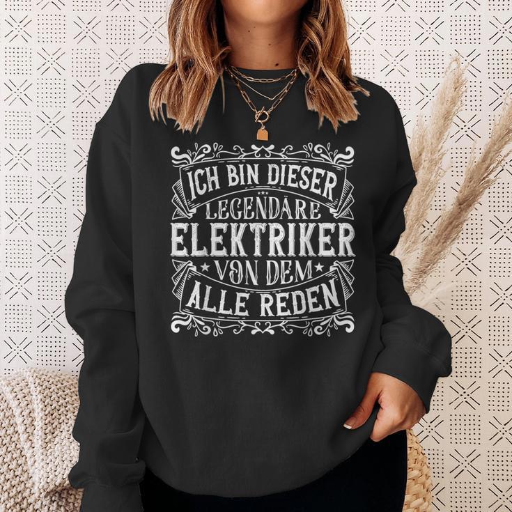 Legendary Electronician Work & Work Electrician Sweatshirt Geschenke für Sie